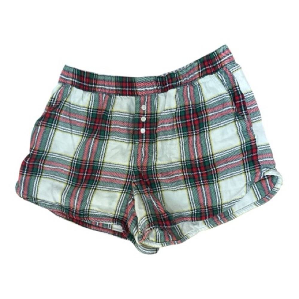 Women’s Aerie Plaid Sleep Shorts in size M